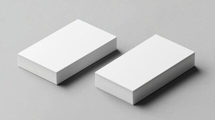white business card