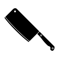 Kitchen knife icon vector. Cook knife illustration sign. Chef symbol. Cook logo.