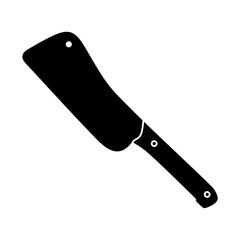 Kitchen knife icon vector. Cook knife illustration sign. Chef symbol. Cook logo.