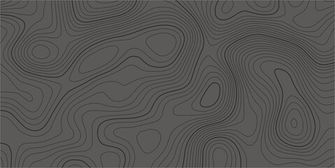 Abstract gray topography contour map background design .geometric black wave curve lines texture .abstract topographic map with wave line pattern .