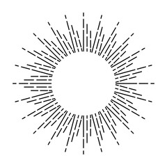 Shine icon vector. Radiance illustration sign. effulgence symbol. shining web icon. sparkle logo.