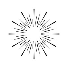 Shine icon vector. Radiance illustration sign. effulgence symbol. shining web icon. sparkle logo.