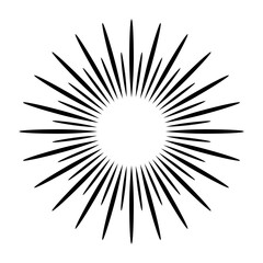 Fototapeta premium Shine icon vector. Radiance illustration sign. effulgence symbol. shining web icon. sparkle logo.