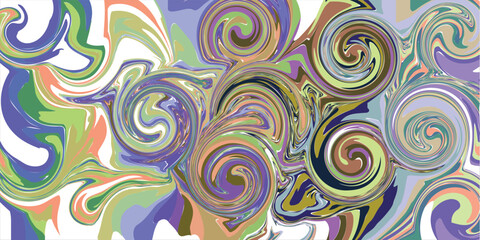 trendy new colorful digital saree, luxury style swirls of marble effect, Trendy textile, fabric, wrapping, Marble abstract background, Marbling wallpaper design.