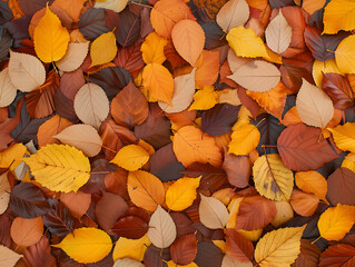 Colorful autumn leaves background. 