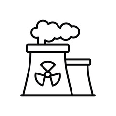 Factory icon vector