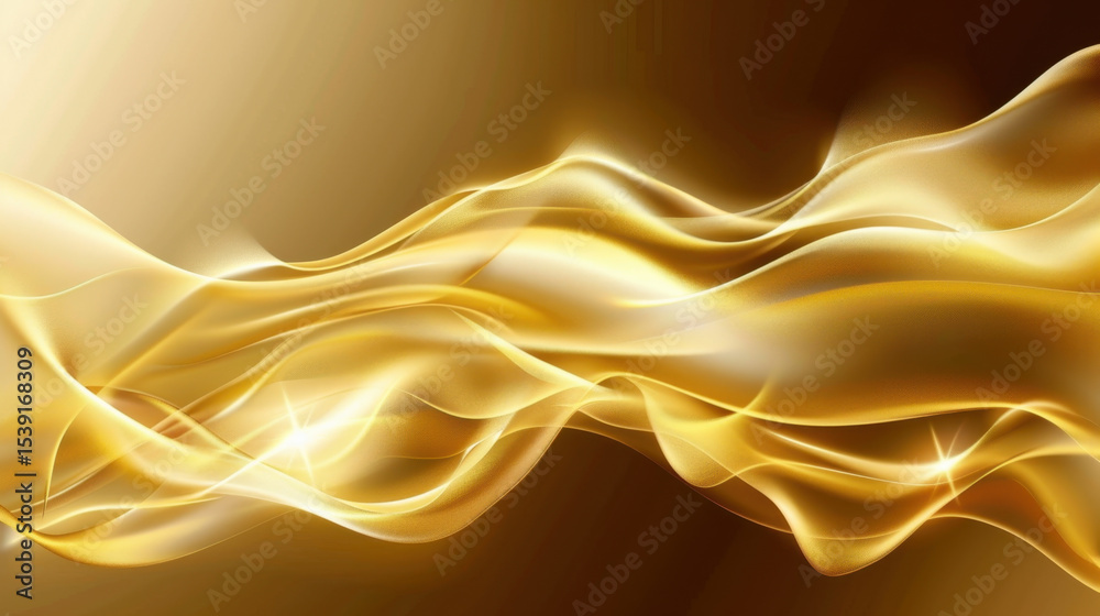 Poster shimmering silk lines flowing in graceful abstract patterns create mesmerizing visual experience. go