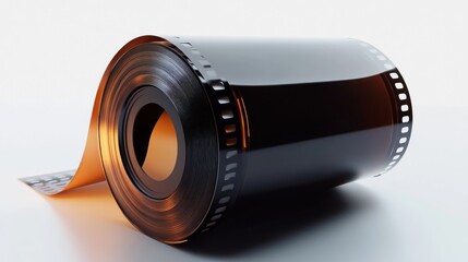 Rolled film reel