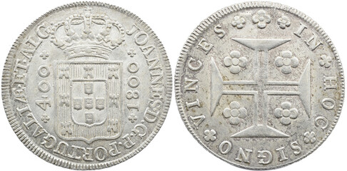 Portugal D. João Regent (1799-1816) New Cruzado Lisbon 1800