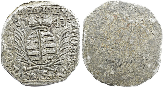 LANDS Braunau, fortress of Ludwig Friedrich of Saxe-Hildburghausen, 1743