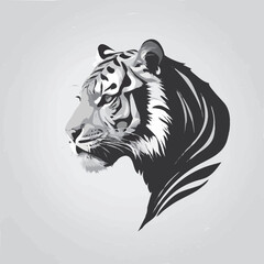tiger head vector