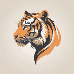 tiger head vector