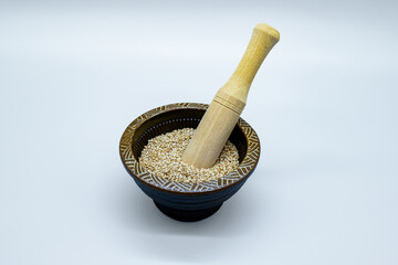 작은 절구통과 참깨