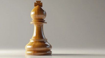White chess bishop