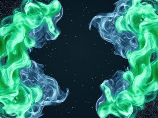 Abstract Liquid Flow Art
