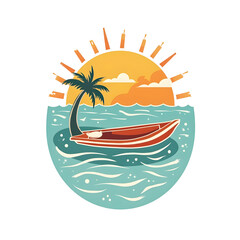 Logo for the beach travels