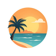 Logo for the beach travels