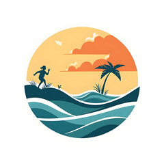 Logo for the beach travels