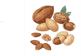 Nuts Vector