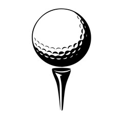 golf ball vector illustration