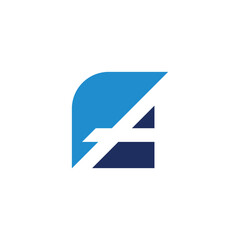 а letter abstract logo modern style 14