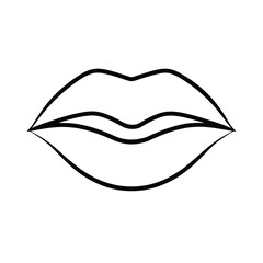 Realistic lipstick kiss mark vector graphic for design projects