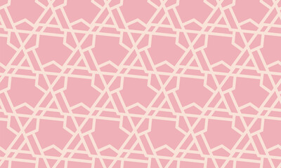 Hexagram Mesh Seamless Pattern -vector eps8