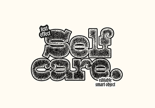 Rough Scribble Text Effect