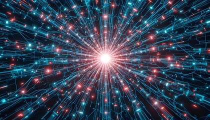 Fototapeta premium The Resilient Supply Web: A Dynamic Network Adapting in Real-Time to Global Disruptions, Fortifying Trade Routes. 