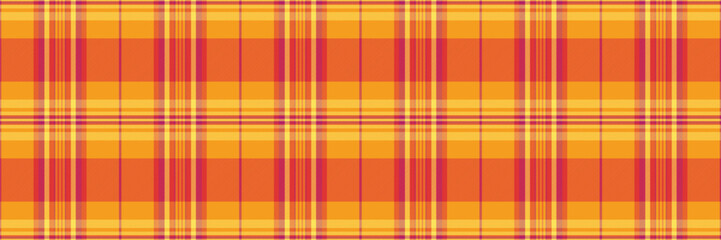Vibrant orange and red plaid pattern. Perfect for autumnal designs, textiles, or website backgrounds.