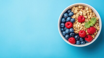 Healthy breakfast bowl