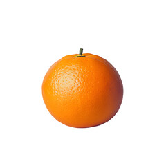 High Resolution Image of a Whole Fresh Orange with Rich Color and Smooth Skin Captured in Studio Lighting