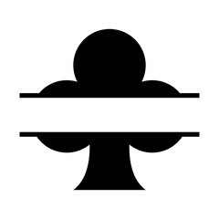 Clubs poker symbol