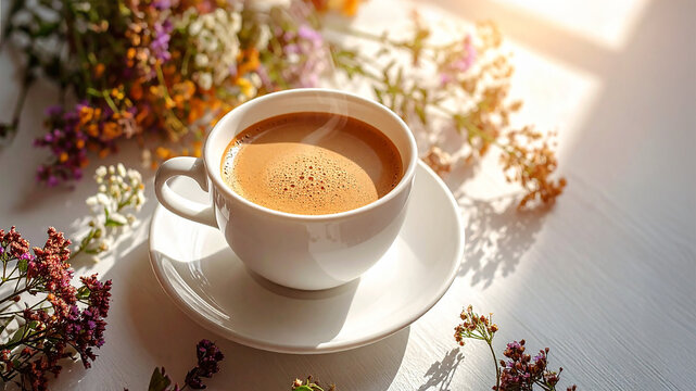 Steam and Silence: Morning Coffee Still Life
