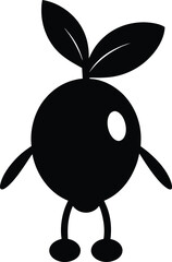 vector illustration of olive branch