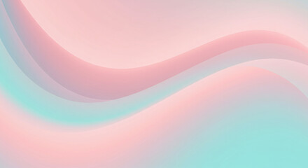 Pastel wave pattern with blush and aqua tones, soft abstract flow, minimal background design.