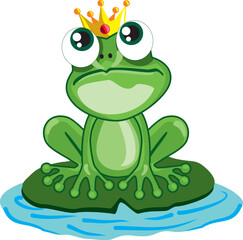 Cartoon Funny Frog 3
