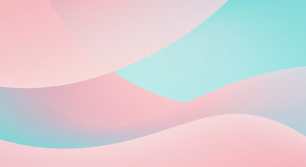 Pastel wave pattern with blush and aqua tones, soft abstract flow, minimal background design.