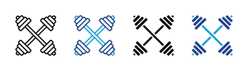 Crossed Dumbbells Icon