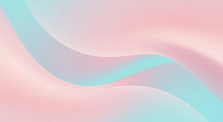 Pastel wave pattern with blush and aqua tones, soft abstract flow, minimal background design.