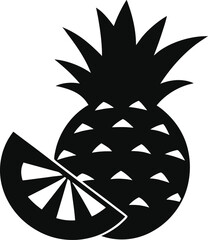 Obraz premium vector illustration of a pineapple