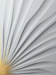 Intricate Paper Cut Sunbeam Pattern With Clean Space Highlighting Layered Design and Subtle Shading