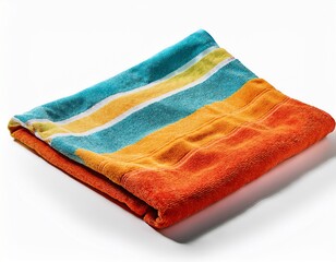 a beach towel isolated on a white background
