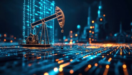 Digital Oil:  A Futuristic Visualization of Data-Driven Energy