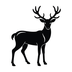 deer silhouette vector
