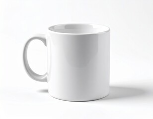 Obraz premium white cup isolated on white