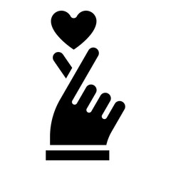 Obraz premium give love icon