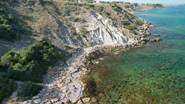 beach, spiagge rosse, crotone, calabria, italy