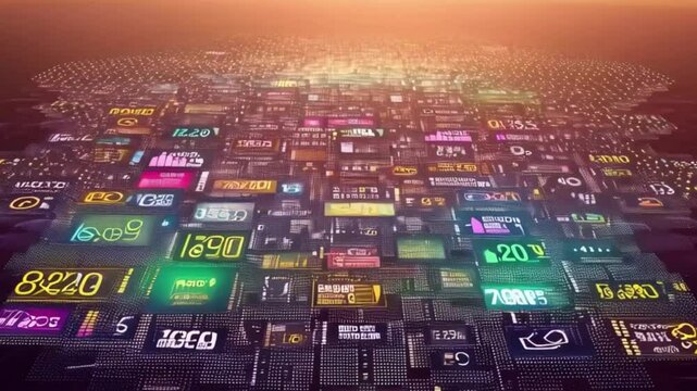 Mercado financeiro, dados e gr&aacute;ficos corporativo.