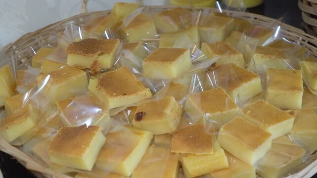 carim&atilde; cake, typical food of the June festival